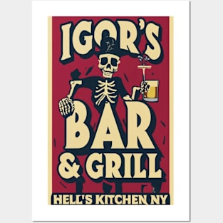 Igor's Bar & Grill - Design 2 Posters and Art